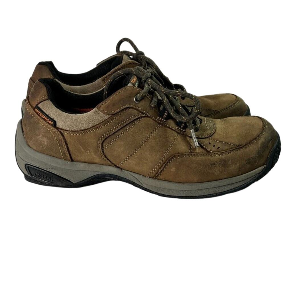 Dunham Shoes Mens 9.5 Oxfords Lexington Brown Leather Waterproof Hiking Shoes - Picture 5 of 12